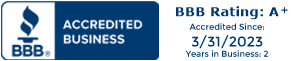 BBB A+ accredited business