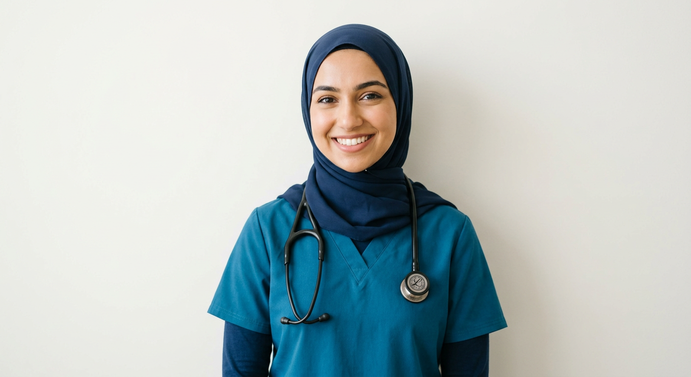 Illustrative healthcare learner; not a student testimonial