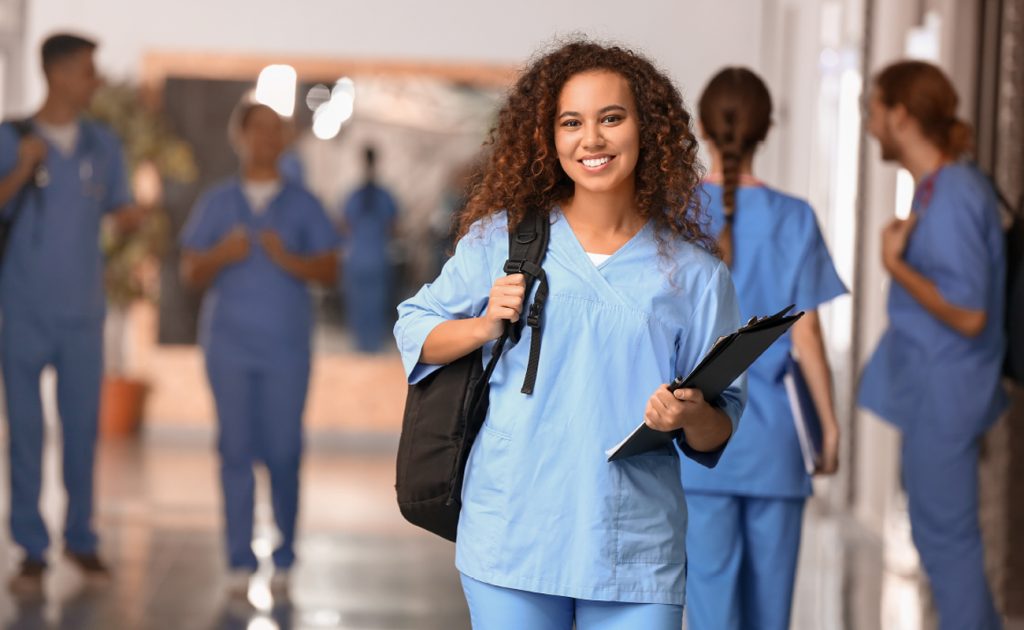 Certified Clinical Medical Assistant CCMA in hospital, study for exam
