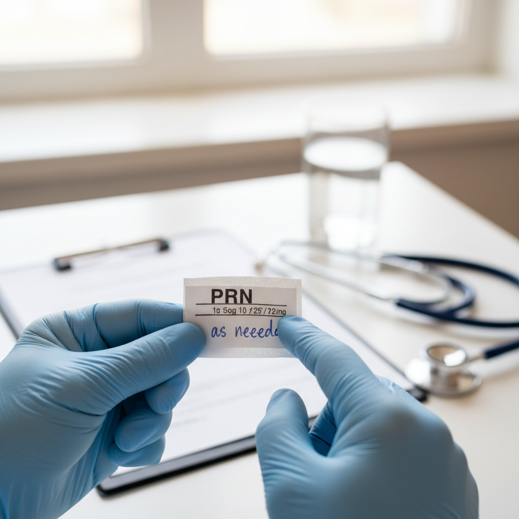 What does prn mean in medical terminology — illustration