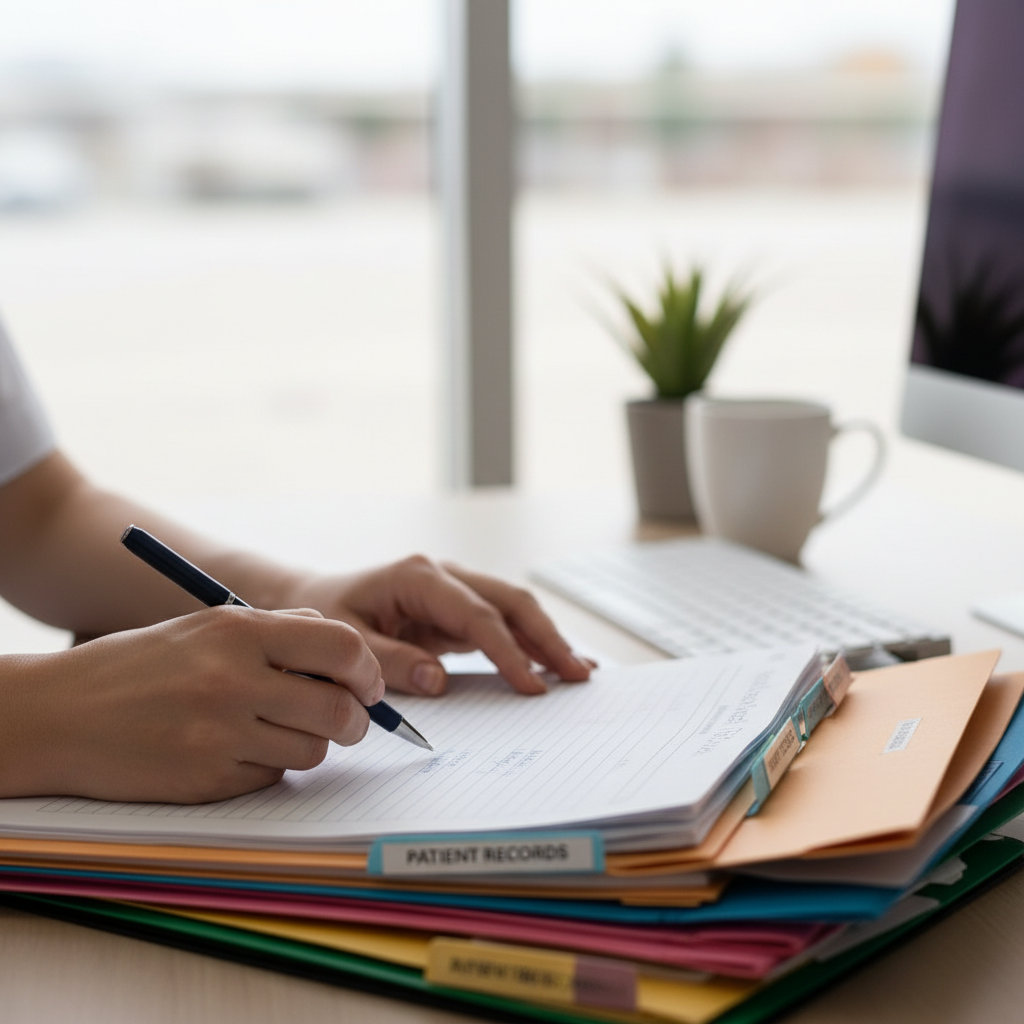 Medical assistant job description — illustration