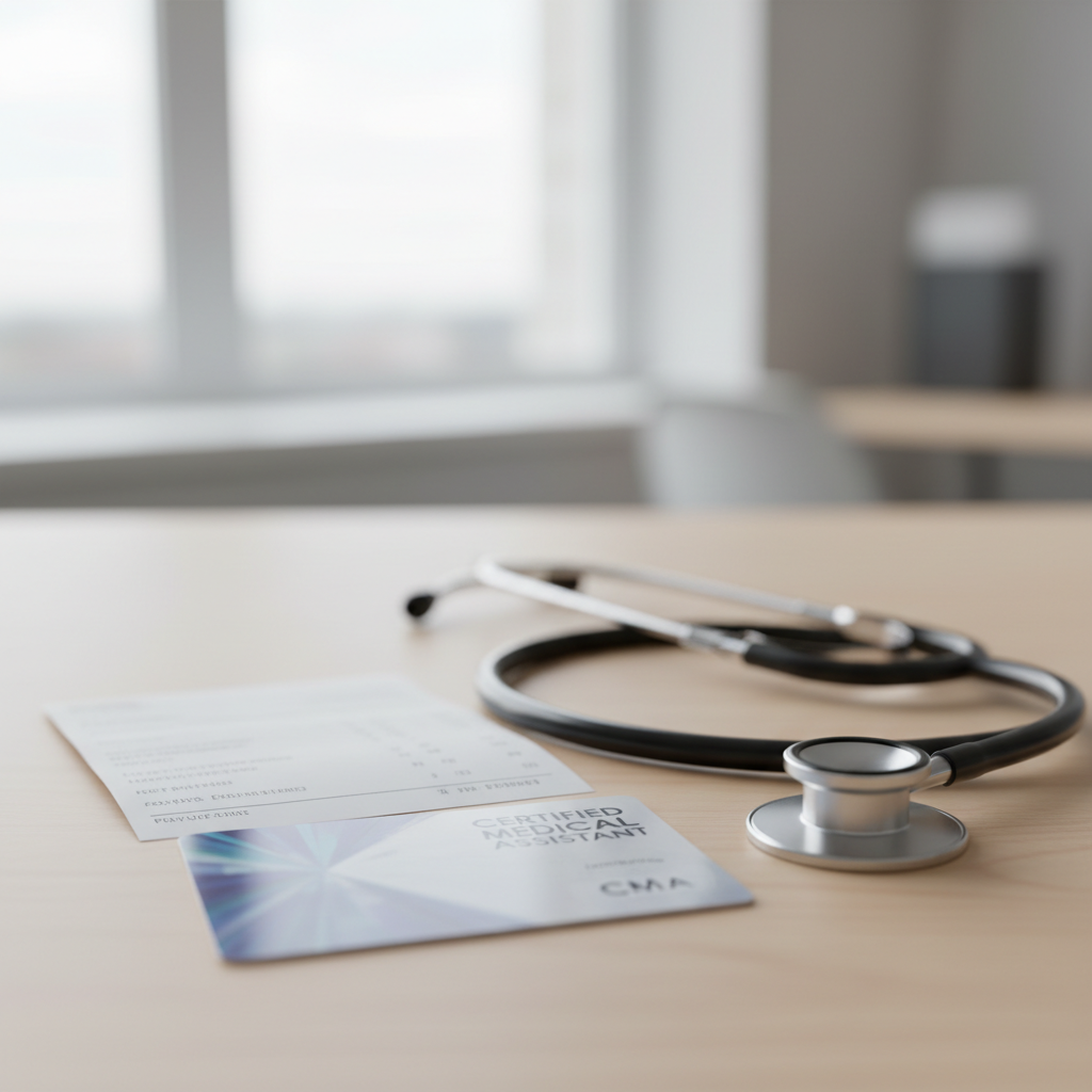 Certified medical assistant salary — illustration