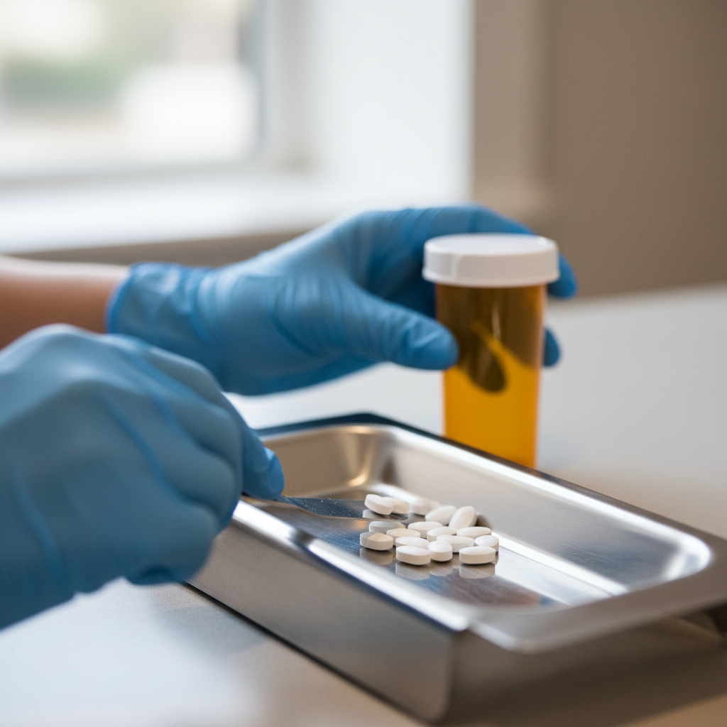 Pharmacy technician job description — illustration