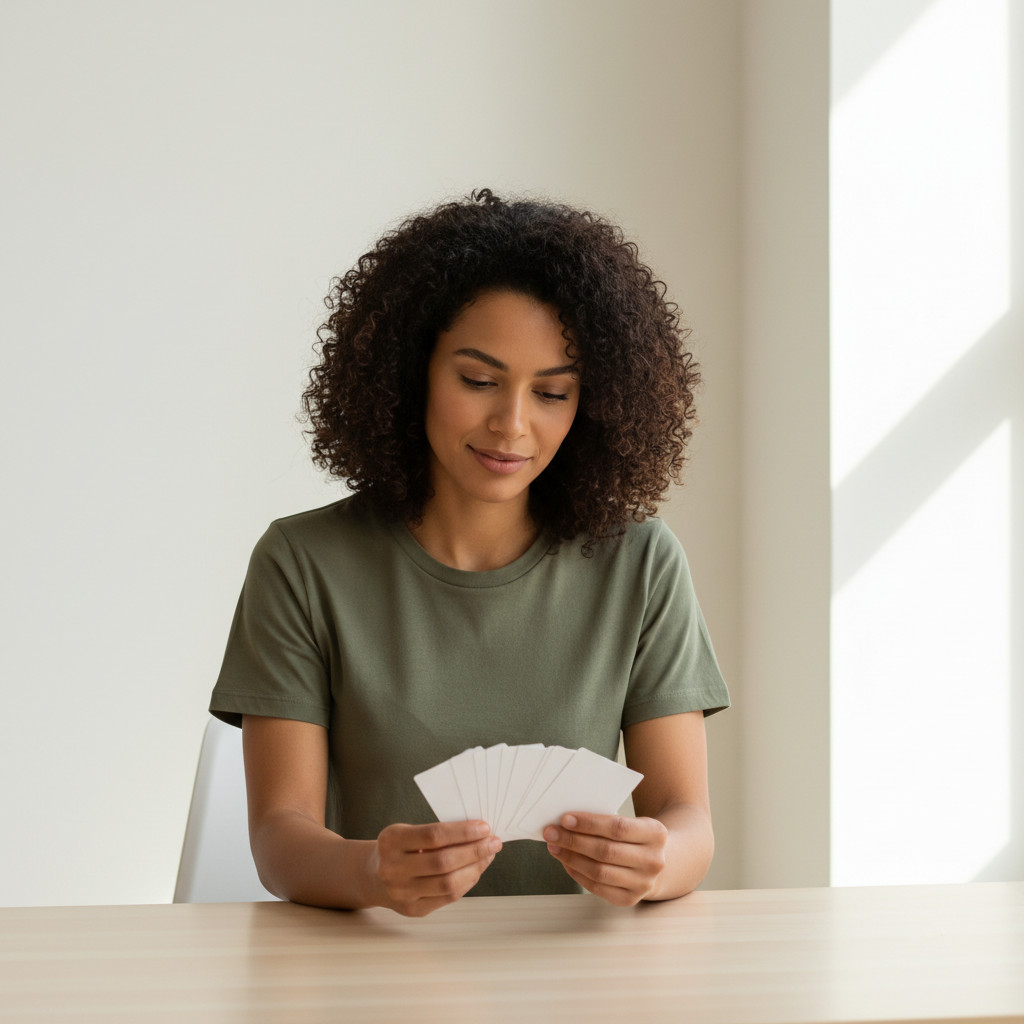 Healthcare learner studying in a bright workspace with blank, unmarked materials related to where can i take the medical assistant certification test.